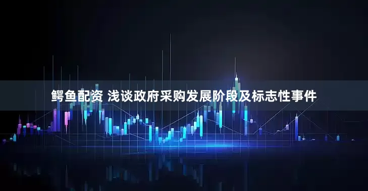 鳄鱼配资 浅谈政府采购发展阶段及标志性事件